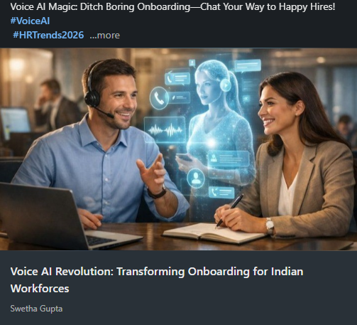 Voice AI in the workplace — HR technology storytelling
